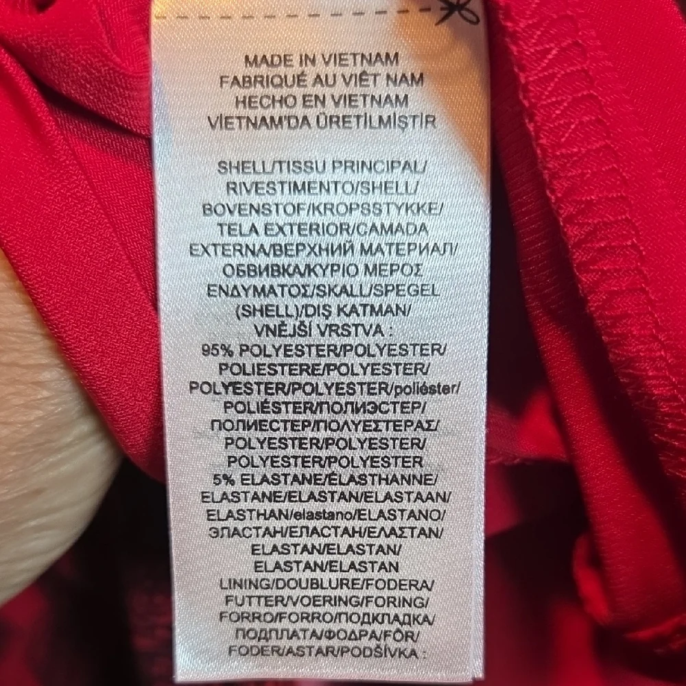 Lauren Ralph Lauren Burgundy Paisley Long Sleeve Dress - Picture 7 of 8